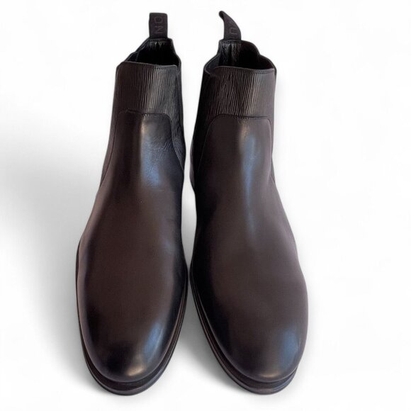 LOUIS VUITTON Wall Street Chelsea Epi Leather Black Boots Shoe Mens UK 11 US 12 - Picture 4 of 16